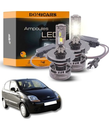 Pack Ampoules LED H4 140W Canbus - Chevrolet Matiz (2005 à 2009) Paris Déstockage Promo