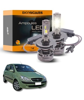 Pack Ampoules LED H4 140W Canbus - Hyundai Getz (2006 à 2011) pas chere