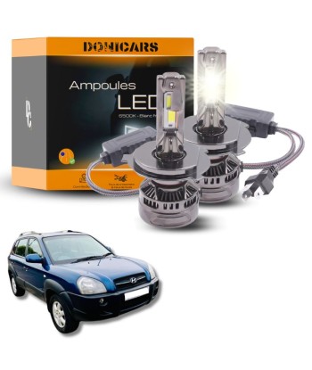 Pack Ampoules LED H4 140W Canbus - Hyundai Tucson 1 (2004 à 2009) la chaussure