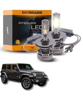 Pack Ampoules LED H4 140W Canbus - Jeep Wrangler 4 (JL) (2018 à 2023) Véritable concentré