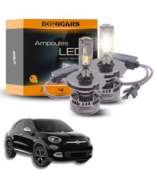 Pack Ampoules LED H4 140W Canbus Fiat 500X (2015 à 2018) est présent 