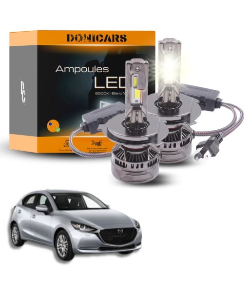 Pack Ampoules LED H4 140W Canbus - Mazda 2 phase 3 (2014 à 2023) basket pas cher