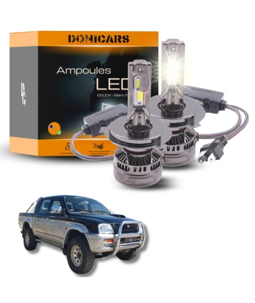 Pack Ampoules LED H4 140W Canbus - Mitsubishi L200 III (1998 à 2006) les ctes