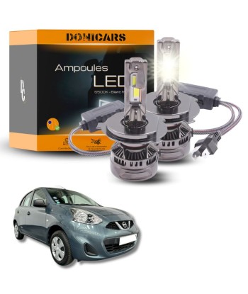 Pack Ampoules LED H4 140W Canbus - Nissan Micra IV (2010 à 2017) hantent personnes