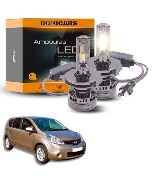 Pack Ampoules LED H4 140W Canbus - Nissan Note E11 (2005 à 2012) offre 