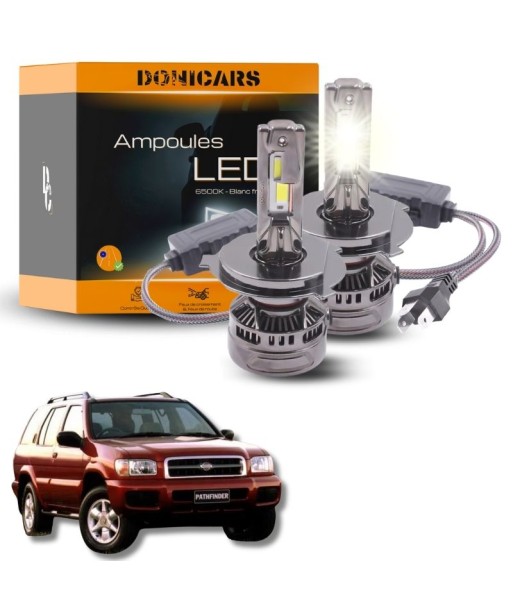 Pack Ampoules LED H4 140W Canbus - Nissan Pathfinder R50 (1996 à 2004) solde